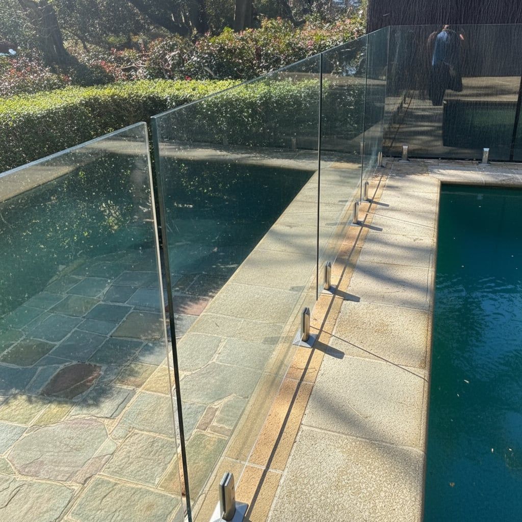 Pool-surround common area after