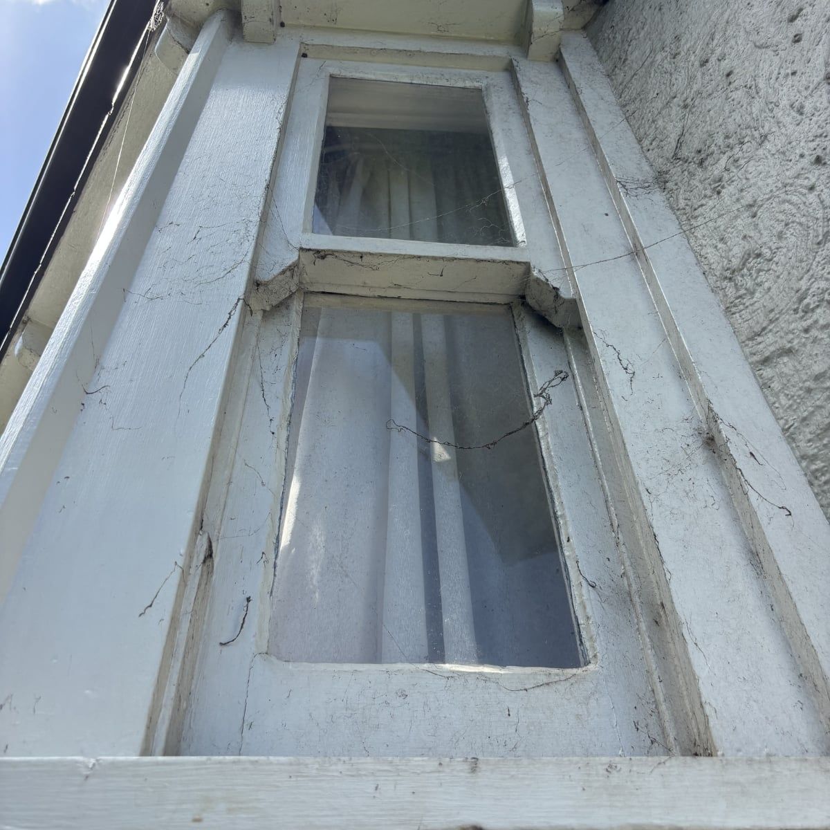 Window Frame before cleaning